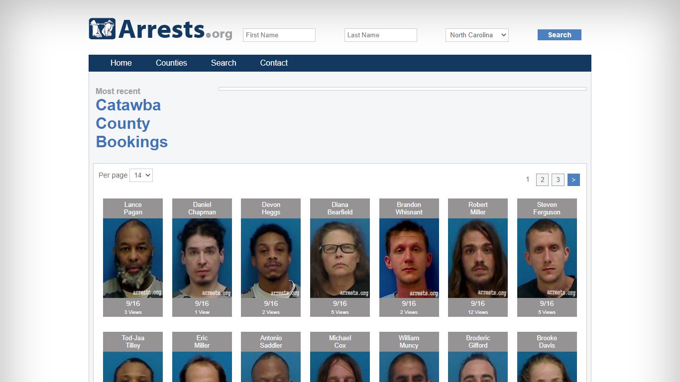 Catawba County Arrests and Inmate Search